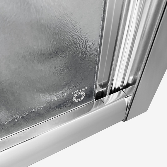 Душевое ограждение Vincea Garda 90x90 см VSR-1G9090CH, хром/шиншилла фото 3