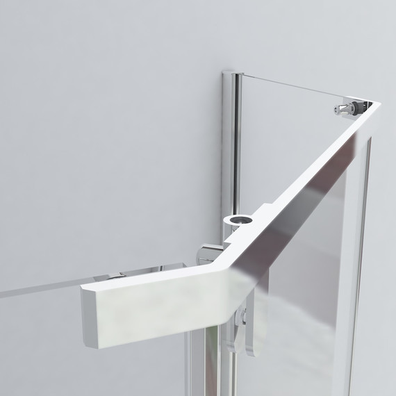 Душевое ограждение Vincea Stresa 100x100 см VSP-1S100CL, хром/прозрачное фото 2