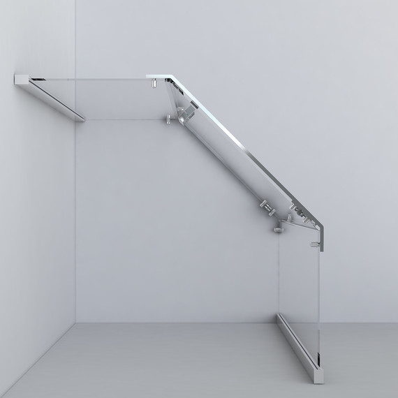 Душевое ограждение Vincea Stresa 90x90 см VSP-1S900CL, хром/прозрачное фото 4