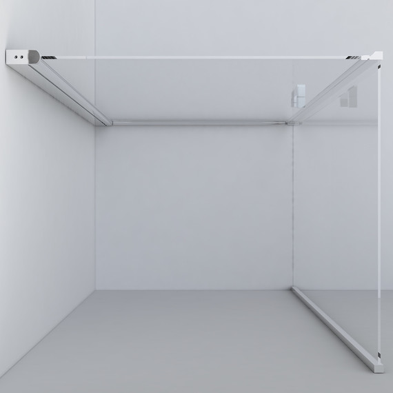 Душевое ограждение Vincea Orta 90x90 см VSR-1O9090CL, хром/прозрачное фото 2