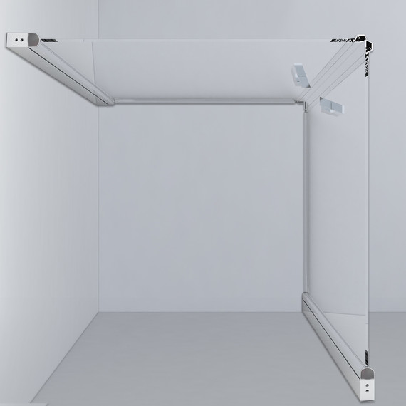 Душевое ограждение Vincea Orta 80x80 см VSS-1O8080CL, хром/прозрачное фото 4