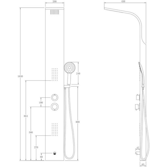 Гидромассажная панель Taliente ТА-G-S02C+s фото 2