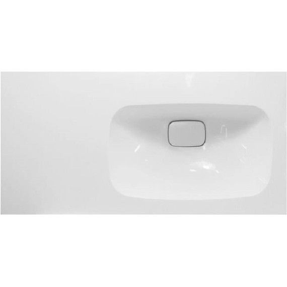 Тумба подвесная с раковиной Taliente Olejo 90 см R TA-MBO-90PR(R)-blanco, белый глянец фото 4