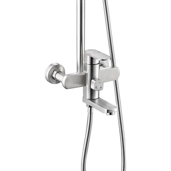 Душевая стойка Haiba HB24806, сталь - 2 Душевая стойка Haiba HB24806, сталь фото 2