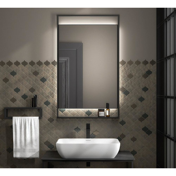 Зеркало Kerama Marazzi Plaza Next Led 60 см PL.N.mi.P.60\BLK черный фото 3