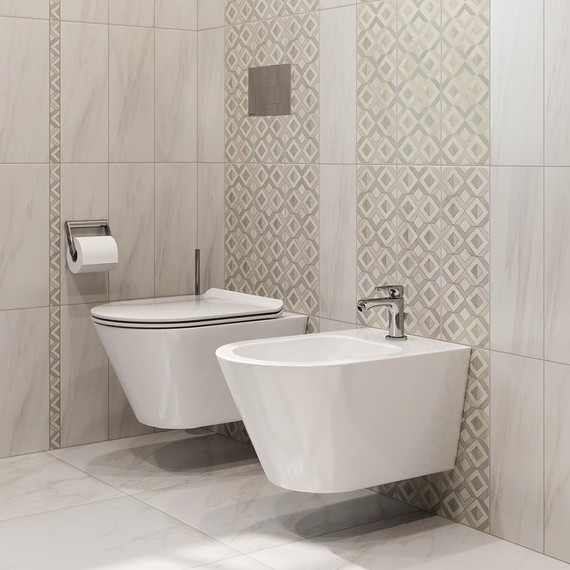 Унитаз подвесной безободковый Kerama Marazzi Plaza Modern PLMR.wc.02 - 6 Унитаз подвесной безободковый Kerama Marazzi Plaza Modern PLMR.wc.02 фото 6