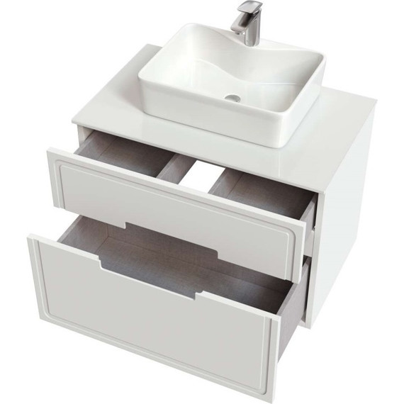 Тумба подвесная со столешницей Taliente Olejo 100 см TA-MBO-100PS-blanco, белый глянец фото 3