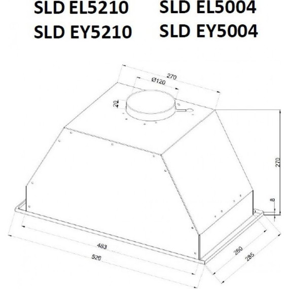 Вытяжка Schaub Lorenz SLD EY5210 (чёрное стекло) фото 10