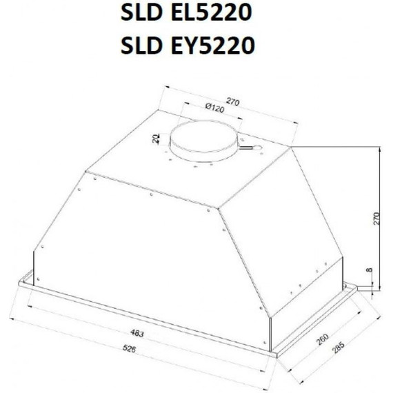 Вытяжка Schaub Lorenz SLD EY5220 (белое стекло) фото 10