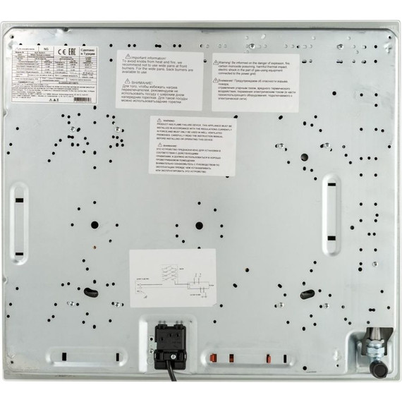 Газовая варочная поверхность Schaub Lorenz SLK GL6511 (белое стекло) фото 7