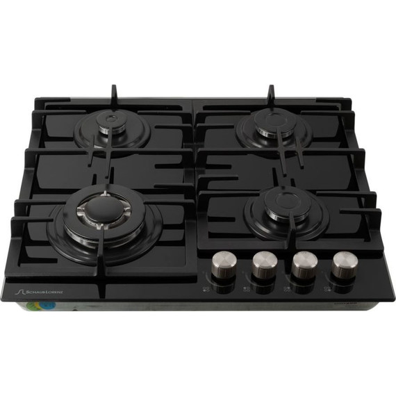 Газовая варочная поверхность Schaub Lorenz SLK GY6511 (чёрное стекло) фото 3