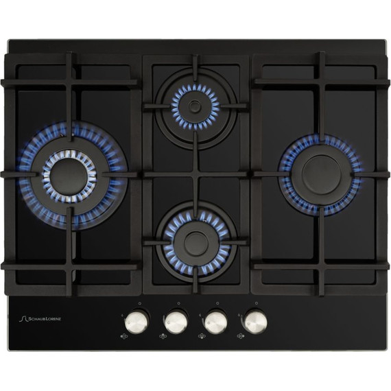 Газовая варочная поверхность Schaub Lorenz SLK GY6531 (чёрное стекло) фото 2