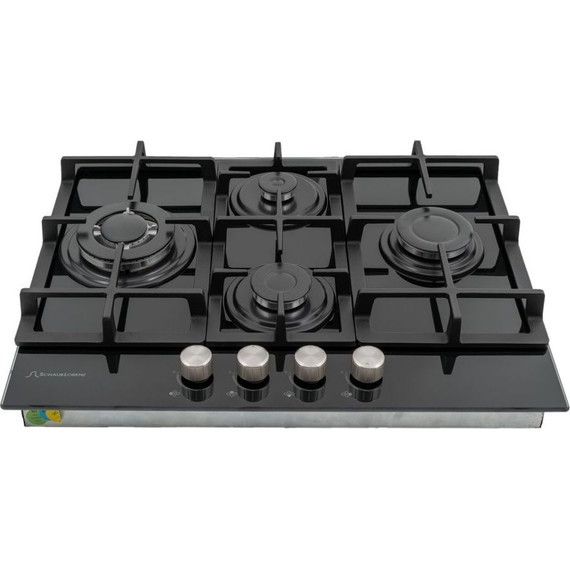Газовая варочная поверхность Schaub Lorenz SLK GY6531 (чёрное стекло) фото 3