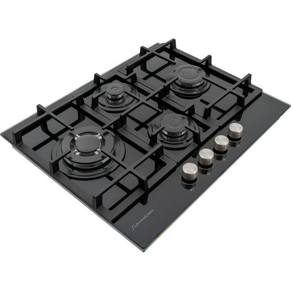 Газовая варочная поверхность Schaub Lorenz SLK GY6531 (чёрное стекло) фото 4
