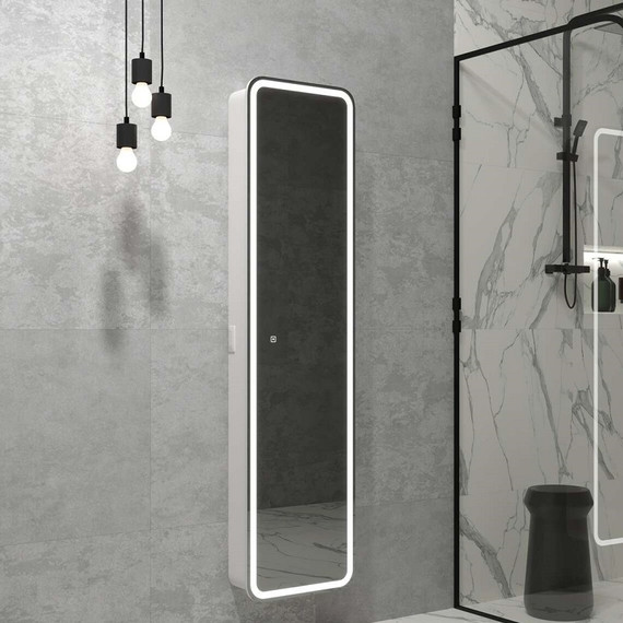 Пенал подвесной Taliente CBled 40 см TA-CBled-L40160, универсальный, белый глянец - 2 Пенал подвесной Taliente CBled 40 см TA-CBled-L40160, универсальный, белый глянец фото 2