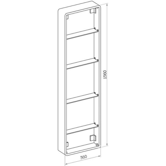 Пенал подвесной Taliente CBled 40 см TA-CBled-L40160, универсальный, белый глянец - 5 Пенал подвесной Taliente CBled 40 см TA-CBled-L40160, универсальный, белый глянец фото 5