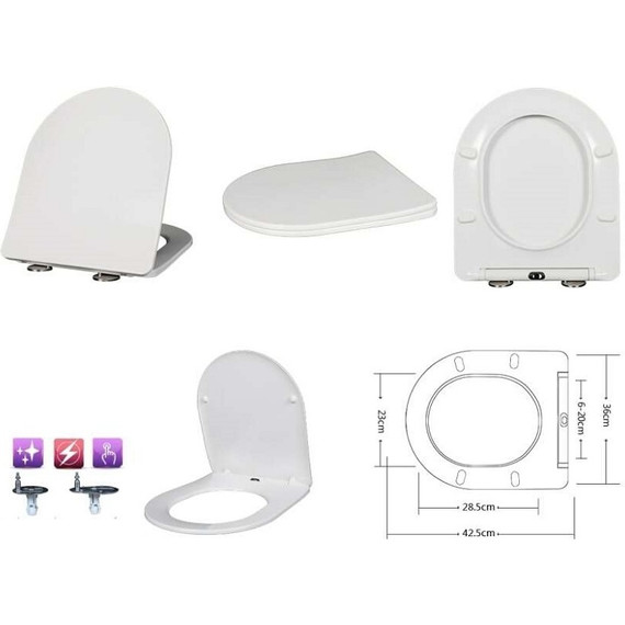 Унитаз подвесной безободковый Taliente Amato AM25010 с крышкой микролифт, Цвет производителя: белый - 5 Унитаз подвесной безободковый Taliente Amato AM25010 с крышкой микролифт, Цвет производителя: белый фото 5