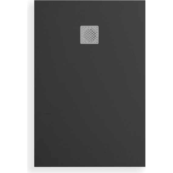 Поддон каменный Taliente 120x80 см PTA-ST-120B, черный матовый фото 2