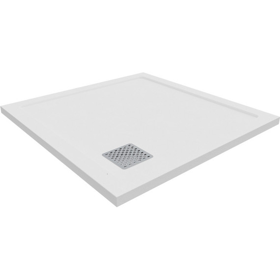 Поддон каменный Taliente 90x90 см PTA-ST-90W, белый матовый фото 
