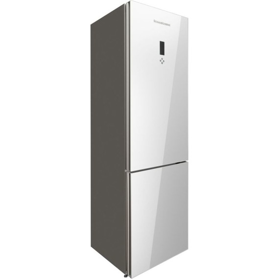 Двухкамерный холодильник Schaub Lorenz SLU S379L4E (белое стекло) фото 2