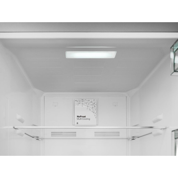 Двухкамерный холодильник Schaub Lorenz SLU S379L4E (белое стекло) фото 7