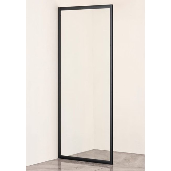 Боковая стенка Taliente 80x185 см TA-08CB, черный/прозрачное фото 