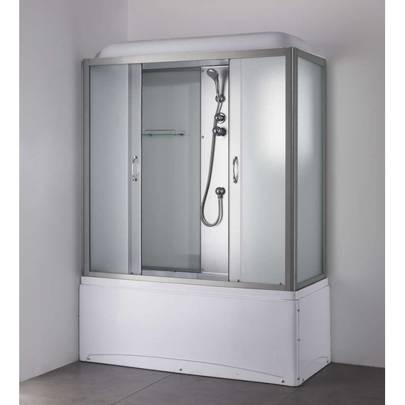 Душевая кабина Taliente 150x70 см TA-15070M, хром/матовое фото 2