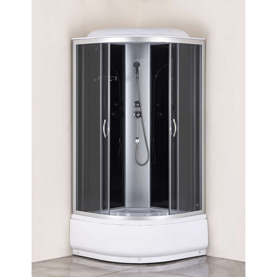 Душевая кабина Taliente 80x80 см TA-8080G, хром/тонированное - 3 Душевая кабина Taliente 80x80 см TA-8080G, хром/тонированное фото 3