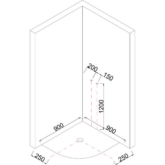 Душевая кабина Taliente 90x90 см TA-9090G, хром/тонированное - 4 Душевая кабина Taliente 90x90 см TA-9090G, хром/тонированное фото 4