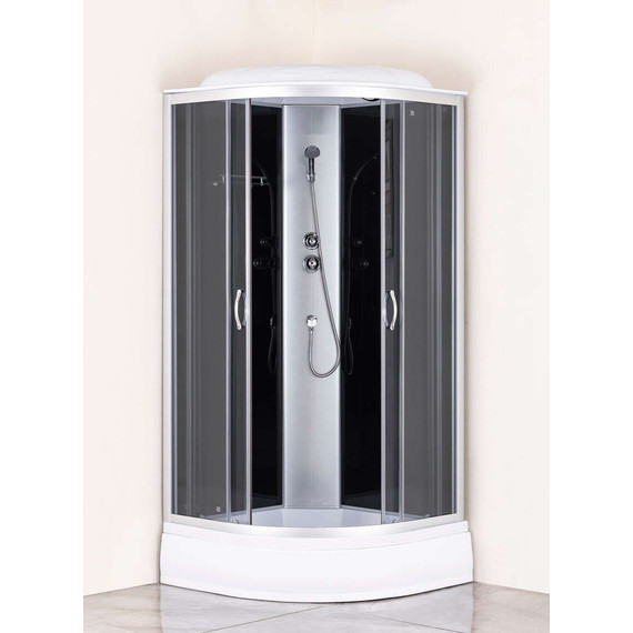 Душевая кабина Taliente 90x90 см TA-9091G, хром/тонированное фото 3