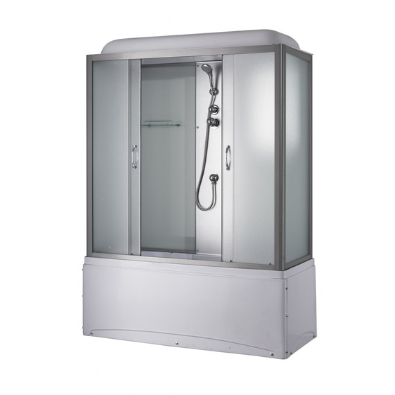 Душевая кабина Taliente 150x70 см TA-15070M, хром/матовое фото 