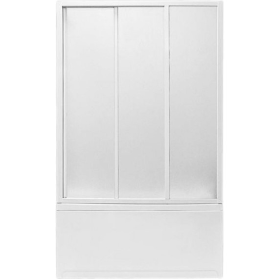 Шторка для ванны Bas Кэмерон 1200х1450 мм, белый/матовое (пластик) - 3 Шторка для ванны Bas Кэмерон 1200х1450 мм, белый/матовое (пластик) фото 3