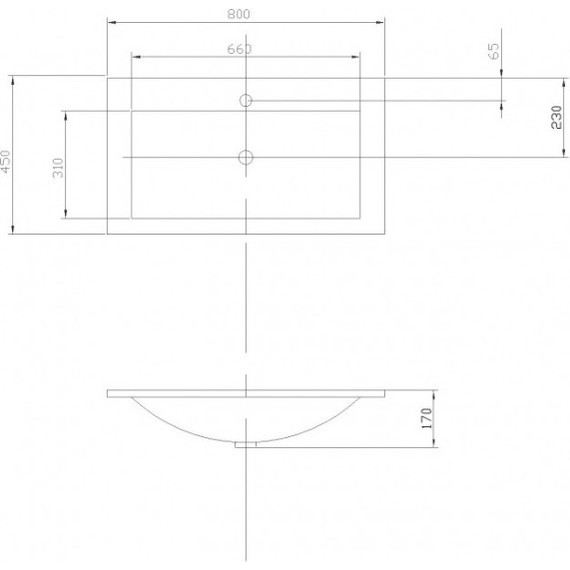 Раковина Акватон Премьер М 80 см 1A70493KPR010 - 2 Раковина Акватон Премьер М 80 см 1A70493KPR010 фото 2