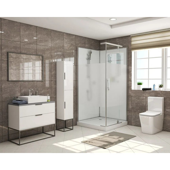 Душевое кабина Grossman Classic 90x90 см GR171QR, хром/матовое фото 2