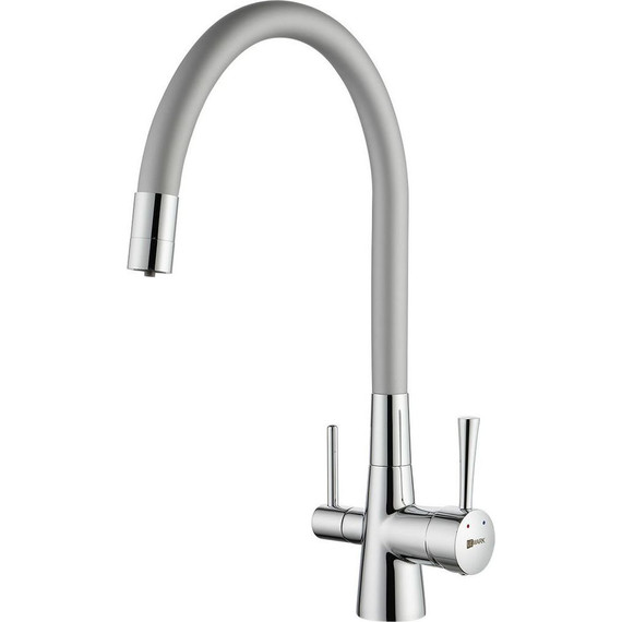 Смеситель для кухни Lemark Comfort LM3075C-Silver, серебристый/хром фото 