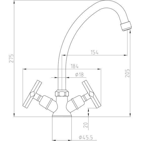 Смеситель для кухни Lemark Promotion LM6050C фото 2