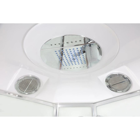 Гидробокс Niagara Ultra NG-302-01 100x100 см, хром/прозрачное/матовое (безсиликоновая сборка) - 11 Гидробокс Niagara Ultra NG-302-01 100x100 см, хром/прозрачное/матовое (безсиликоновая сборка) фото 11