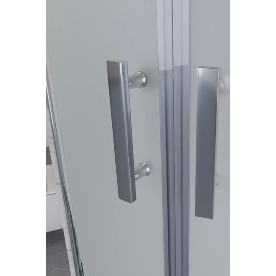 Гидробокс Niagara Ultra NG-303-01L 120x80 см, хром/прозрачное/матовое (безсиликоновая сборка) - 6 Гидробокс Niagara Ultra NG-303-01L 120x80 см, хром/прозрачное/матовое (безсиликоновая сборка) фото 6