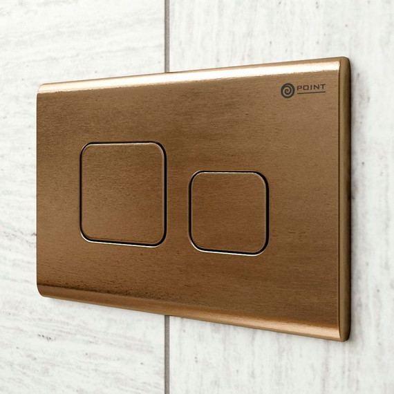 Кнопка смыва Point Афина PN44041BB, бронза брашированная фото 3