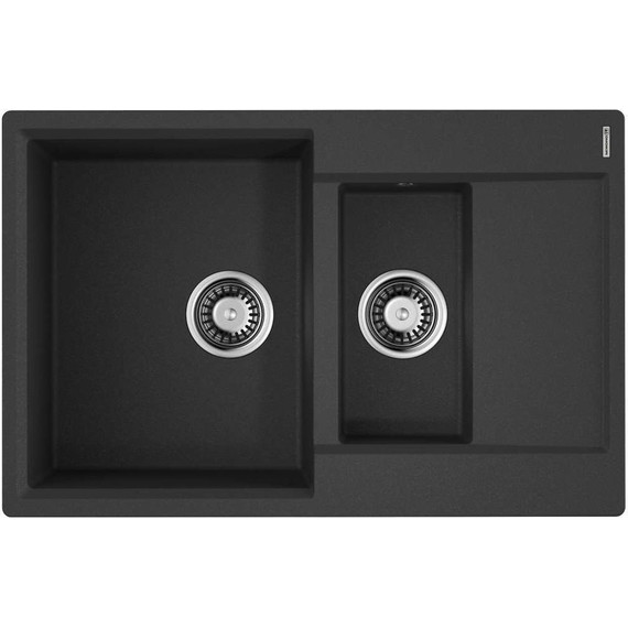 Кухонная мойка Omoikiri Daisen 78-2-BL 4993334, чёрный, Цвет производителя: чёрный фото 