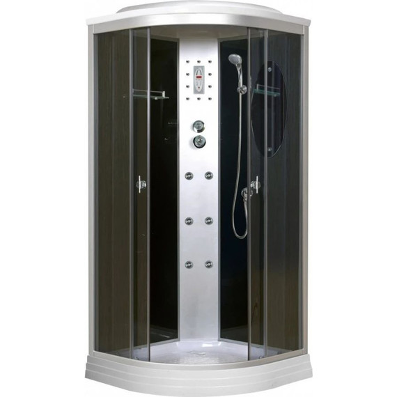 Гидробокс Niagara Ultra NG-5012-01 120x120 см, хром/тонированное - 2 Гидробокс Niagara Ultra NG-5012-01 120x120 см, хром/тонированное фото 2