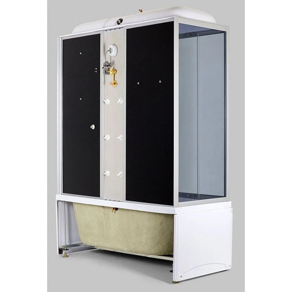 Гидробокс Niagara Ultra NG-5150-01 150x70 см, хром/тонированное фото 4