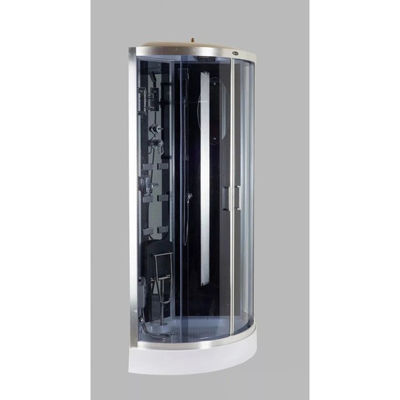 Гидробокс Niagara Ultra NG-901-01 90x90 см, хром/тонированное (безсиликоновая сборка) - 3 Гидробокс Niagara Ultra NG-901-01 90x90 см, хром/тонированное (безсиликоновая сборка) фото 3