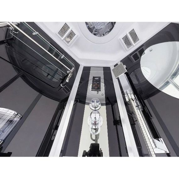 Гидробокс Niagara Ultra NG-902-01 100x100 см, хром/тонированное (безсиликоновая сборка) - 6 Гидробокс Niagara Ultra NG-902-01 100x100 см, хром/тонированное (безсиликоновая сборка) фото 6