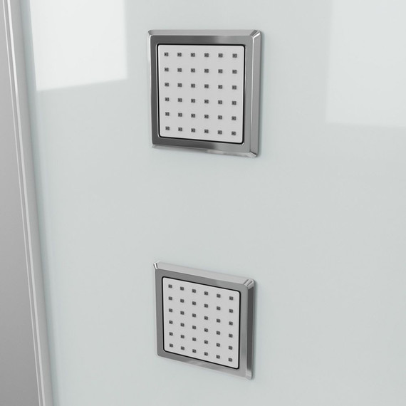 Гидробокс Grossman 90x120 см GR127R R, белый/прозрачное - 7 Гидробокс Grossman 90x120 см GR127R R, белый/прозрачное фото 7