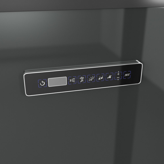 Гидробокс Grossman 90x110 см GR223, чёрный/прозрачное - 7 Гидробокс Grossman 90x110 см GR223, чёрный/прозрачное фото 7