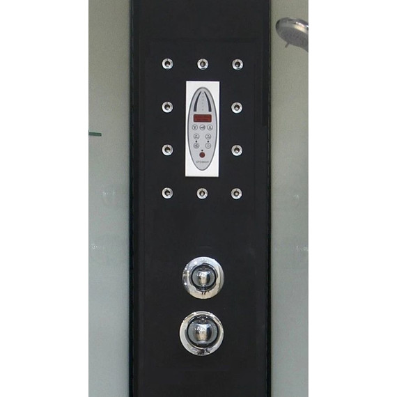 Гидробокс Niagara Ultra NG-1903-01L 120x80 см, черный/тонированное (безсиликоновая сборка) фото 5