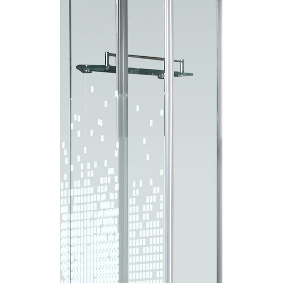 Душевая кабина Niagara Ultra NG-2306-01 90x90 см, белый/прозрачное/узор (безсиликоновая сборка) - 10 Душевая кабина Niagara Ultra NG-2306-01 90x90 см, белый/прозрачное/узор (безсиликоновая сборка) фото 10