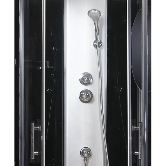 Душевая кабина Niagara Ultra NG-2506-01 90x90 см, хром/тонированное (безсиликоновая сборка) фото 4