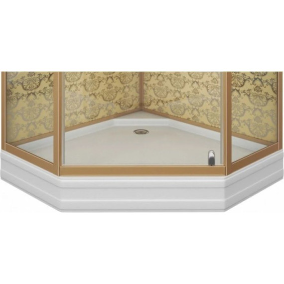 Душевая кабина Niagara Luxe NG-7701DG 90x90 см, золото/прозрачное фото 3